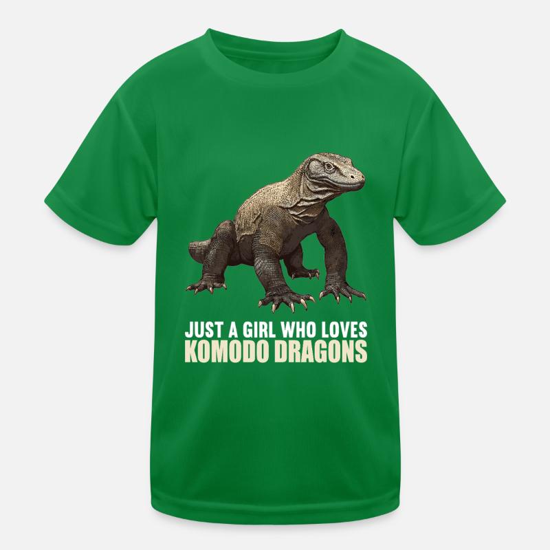 Komodowarane Komodowaran Kinder Funktions-T-Shirt