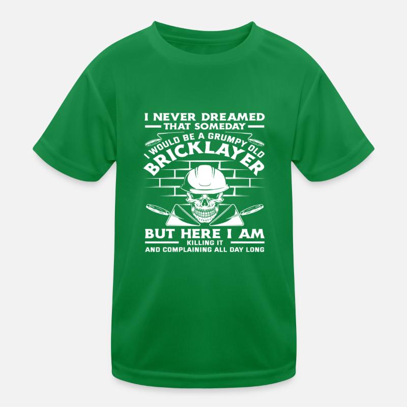 Mason Grumpy Old Skull Humour Citation T-shirt sport Enfant