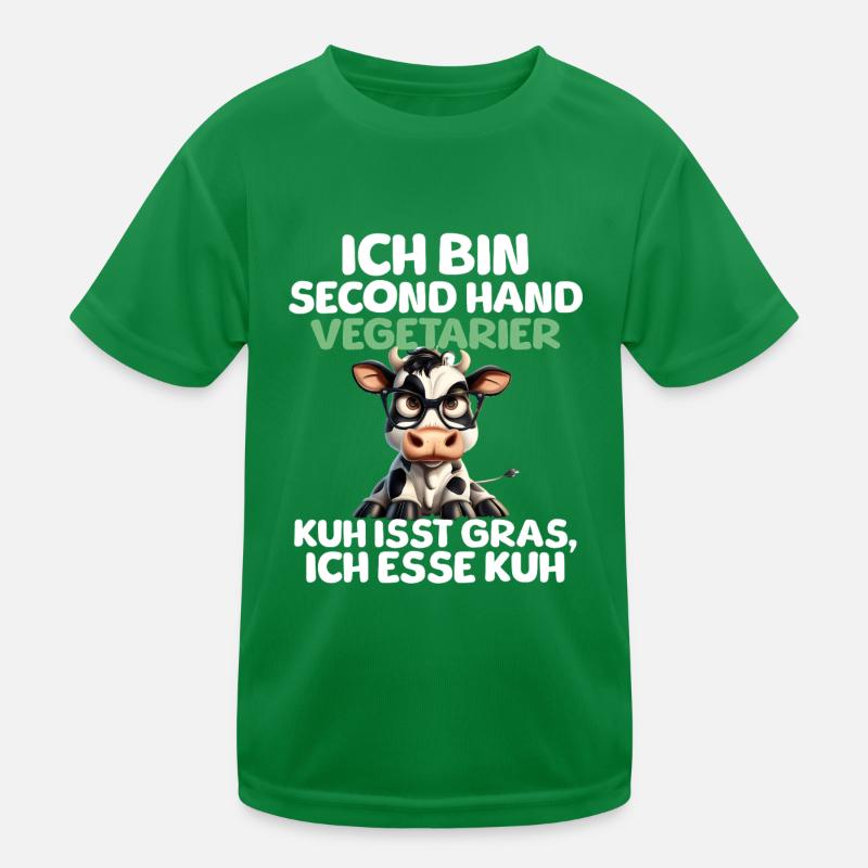 Second Hand Vegetarian Kids Functional T-Shirt