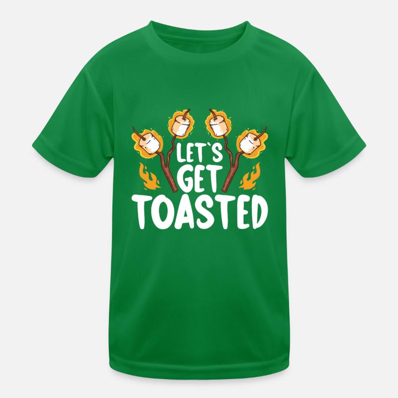 Auf geht's zu gerösteten Marshmallow Graham Crackern Kinder Funktions-T-Shirt