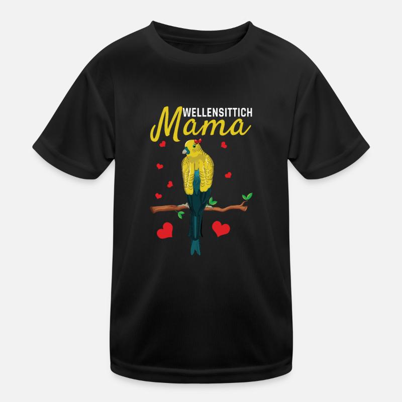 Maman perruche Pensées chaleureuses T-shirt sport Enfant