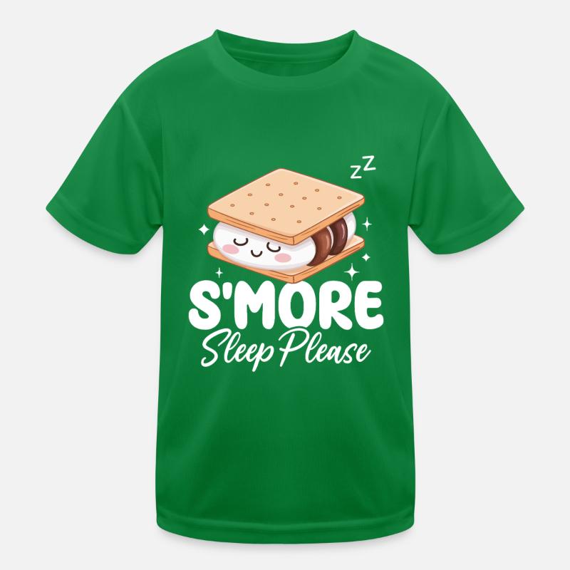 S’more Sleep Please Funny Toasted Marshmallow T-shirt sport Enfant