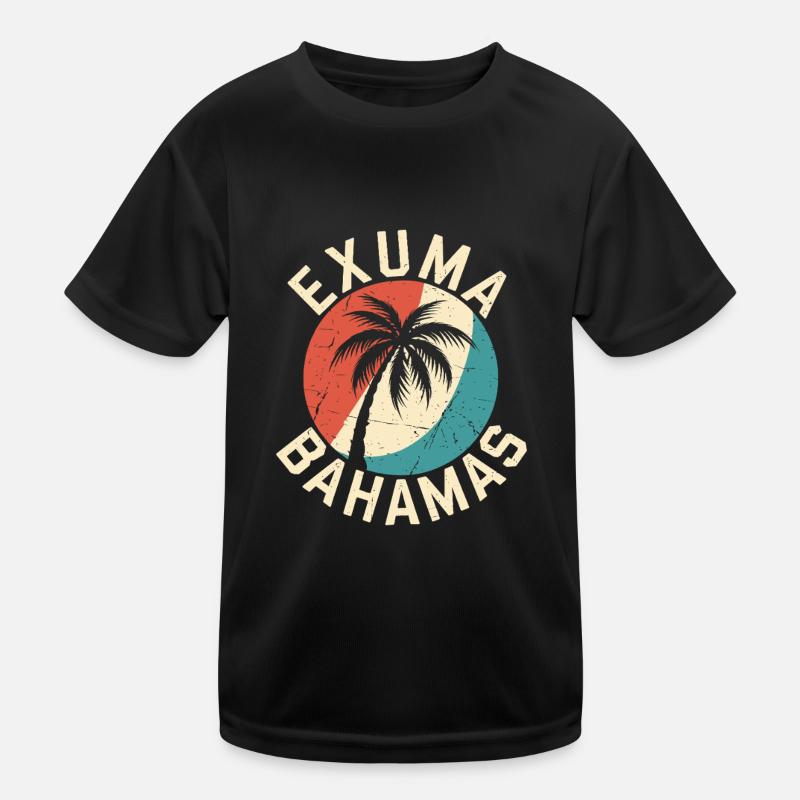 Exuma Bahamas Kids Functional T-Shirt
