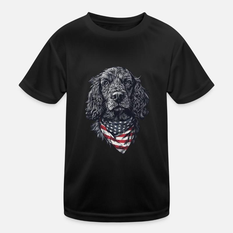 Cocker Spaniel Kinder Funktions-T-Shirt