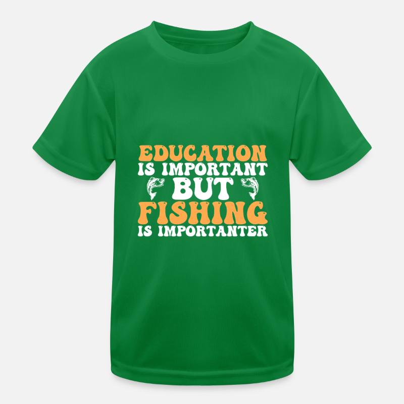 La pêche est plus importante T-shirt sport Enfant