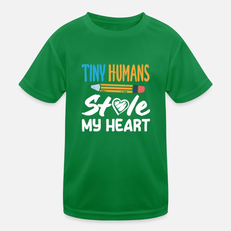 Institutrice Tiny Humans Stole My Heart T-shirt sport Enfant