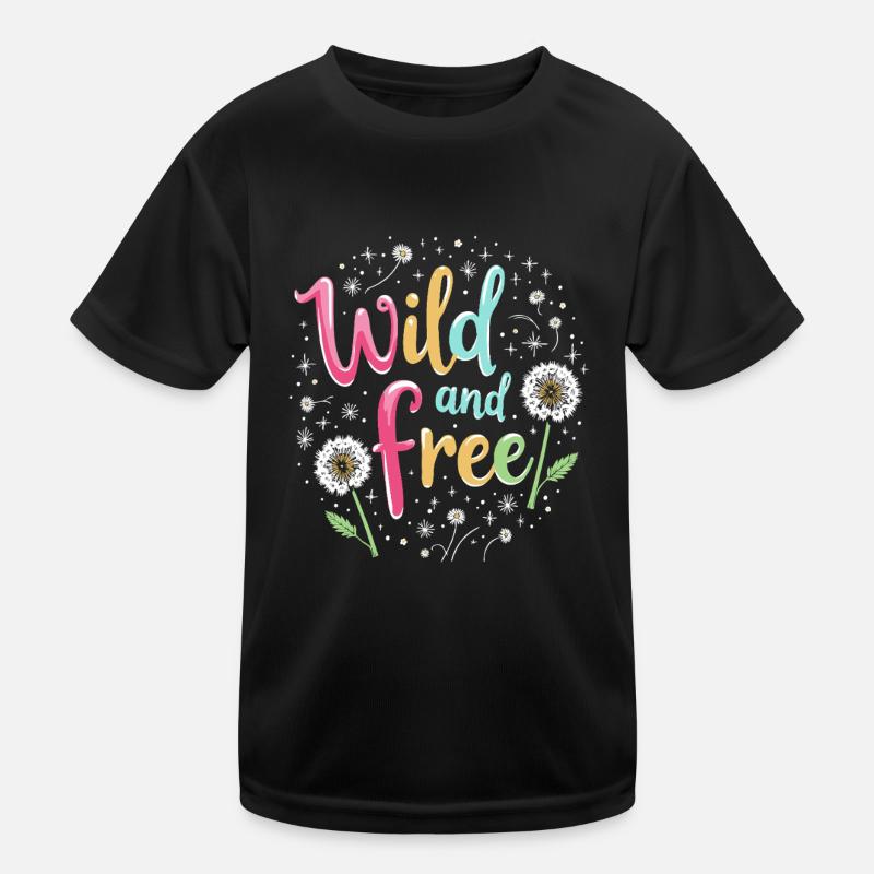 Löwenzahn Pusteblumen Liebhaber Blumen Floral Kinder Funktions-T-Shirt