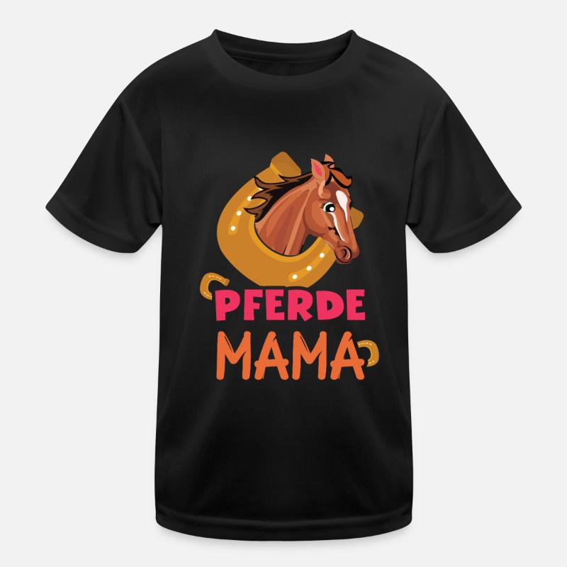 Pferde Mama Schöne Erinnerungen Kinder Funktions-T-Shirt