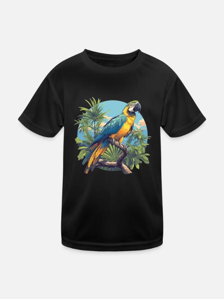 L’ère de l’ara - T-shirt sport Enfant - noir - Devant