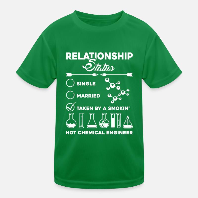 Chemical Technician Relationship Status Kids Functional T-Shirt