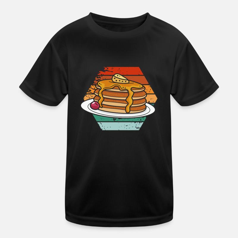 Crêpes rétro au sirop d’érable Delight T-shirt sport Enfant