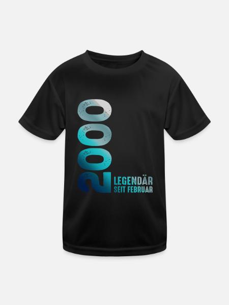 Edition Limitée Février 2000 Légendaire Depuis - T-shirt sport Enfant - noir - Devant