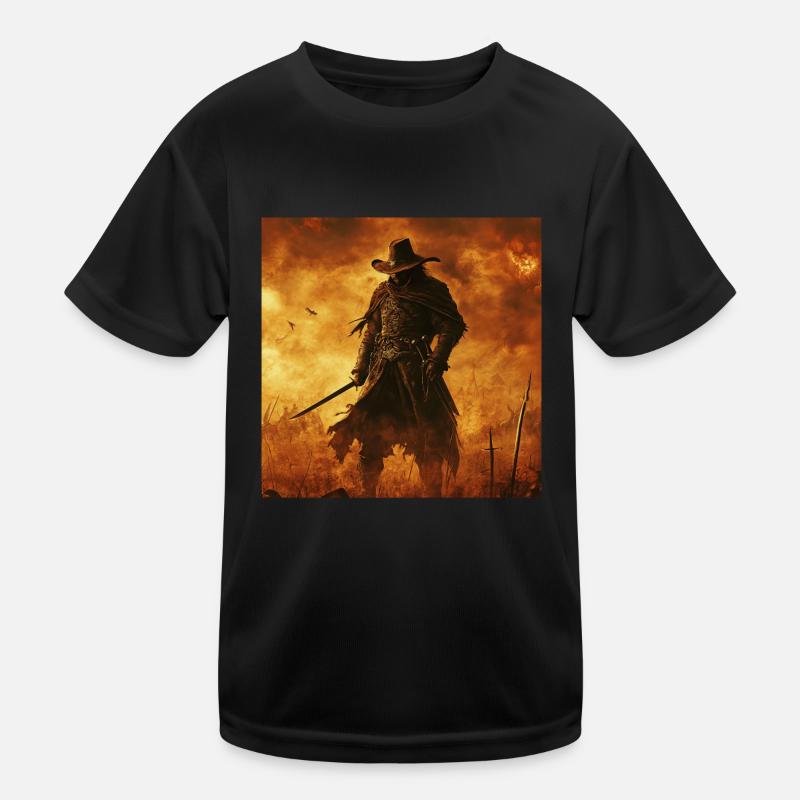 Cowboy Kinder Funktions-T-Shirt