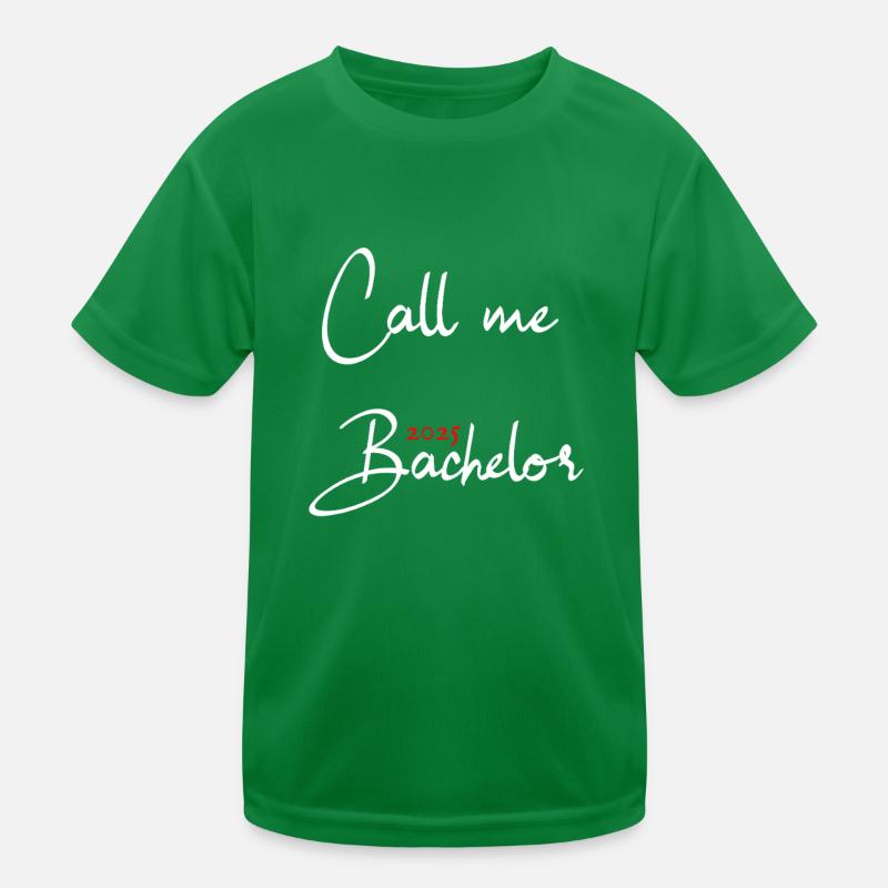 Bachelor 2025 Graduation Graduation Kids Functional T-Shirt