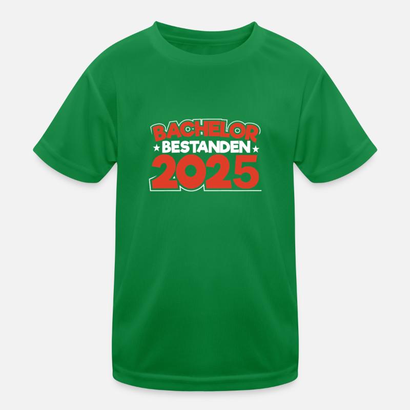 Bachelor 2025 Graduation Graduation Kids Functional T-Shirt