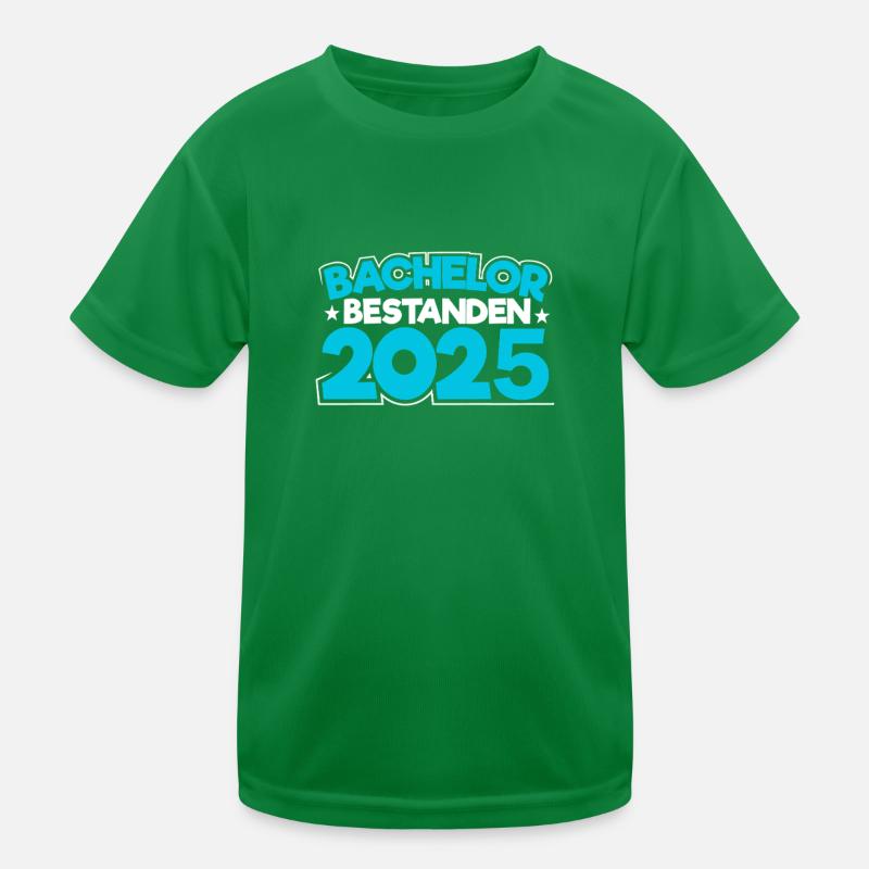 Bachelor 2025 Abschluss Promotion Sponsion Kinder Funktions-T-Shirt