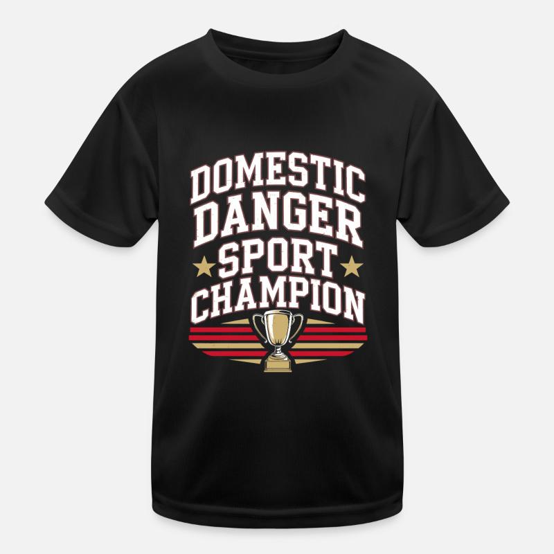 Extreme Ironing Competitive Funny Kids Functional T-Shirt