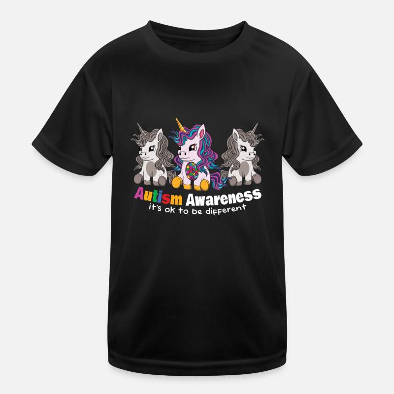 Sensibilisation à l’autisme C’est bien d’être différent T-shirt sport Enfant