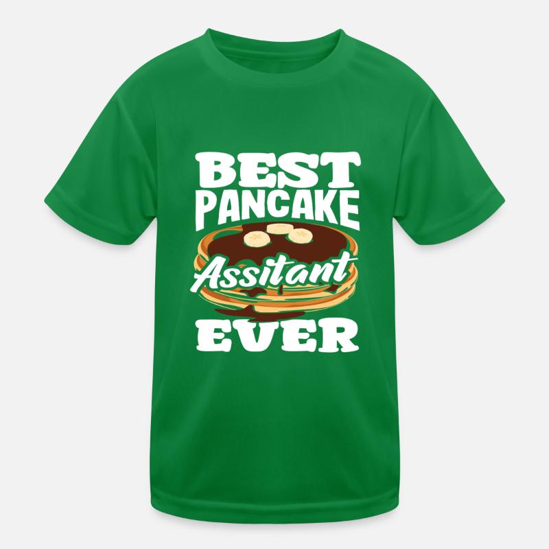 Bester Pancake Assistent Aller Zeiten Kinder Funktions-T-Shirt