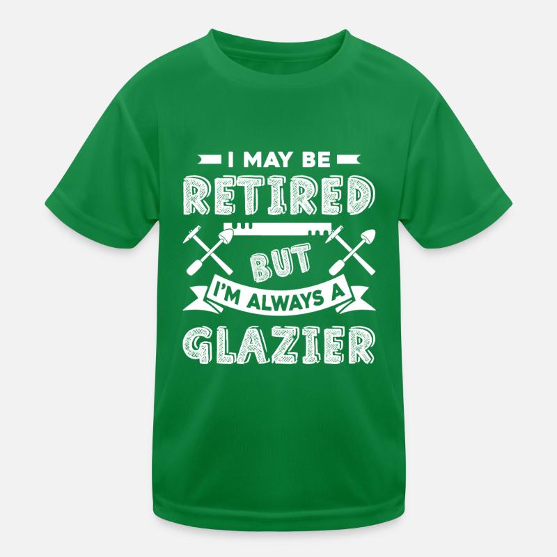 Glazier Always A Glazier Kids Functional T-Shirt