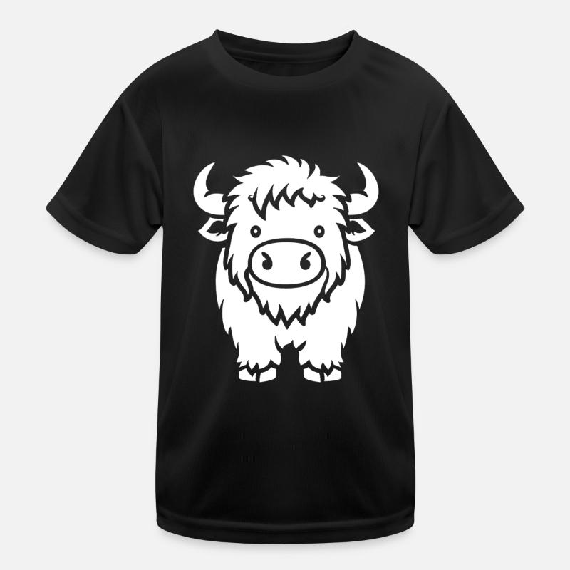 Büffel Kinder Funktions-T-Shirt