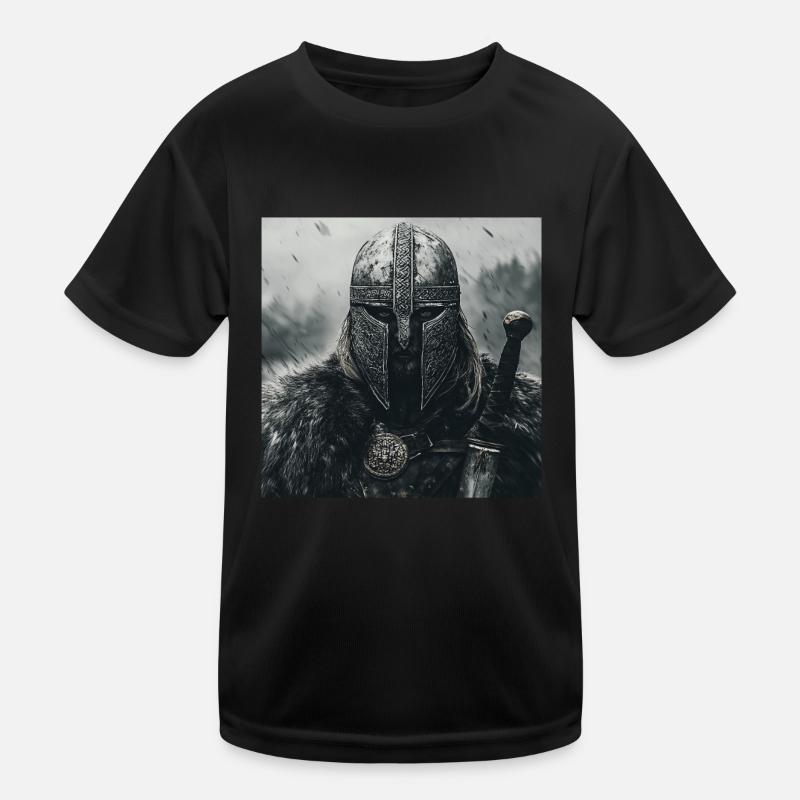 Wikinger Kinder Funktions-T-Shirt