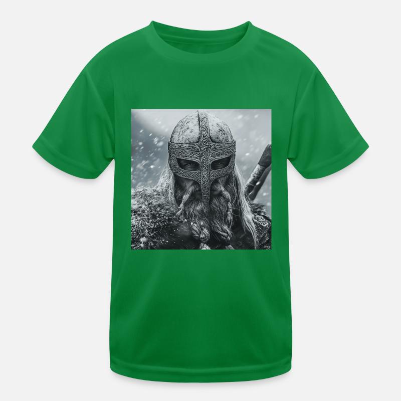 Wikinger Kinder Funktions-T-Shirt
