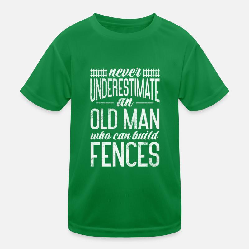 Never Underestimate An Old Man Who Can Build Kids Functional T-Shirt