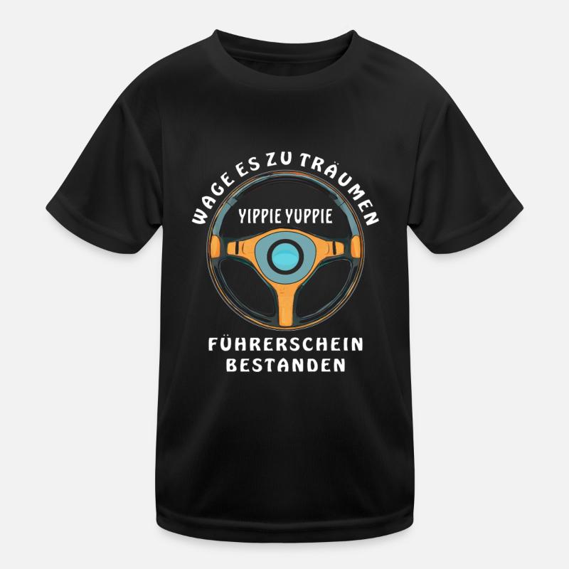DRIVER'S LICENSE PASSED Kids Functional T-Shirt