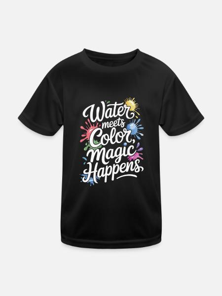 Creative Hobby For Beginners In The - Kids Functional T-Shirt - black - Front