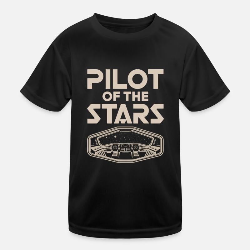 Space-themed players Cosmic Gaming Sci-fi Kids Functional T-Shirt
