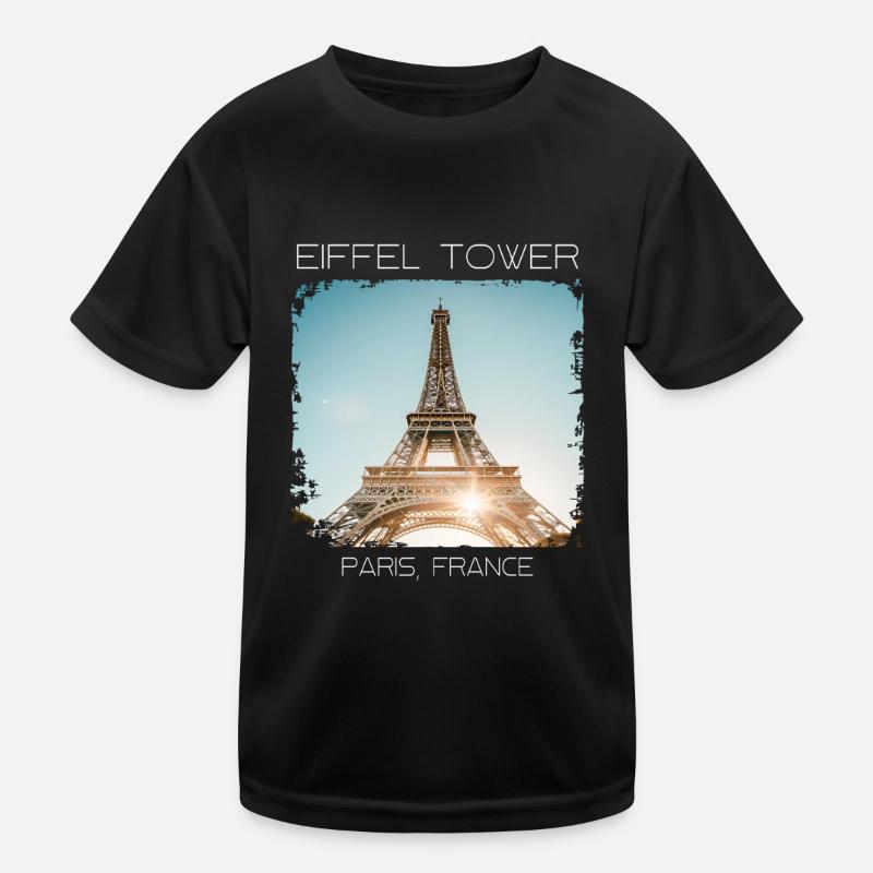 Eiffelturm Kinder Funktions-T-Shirt