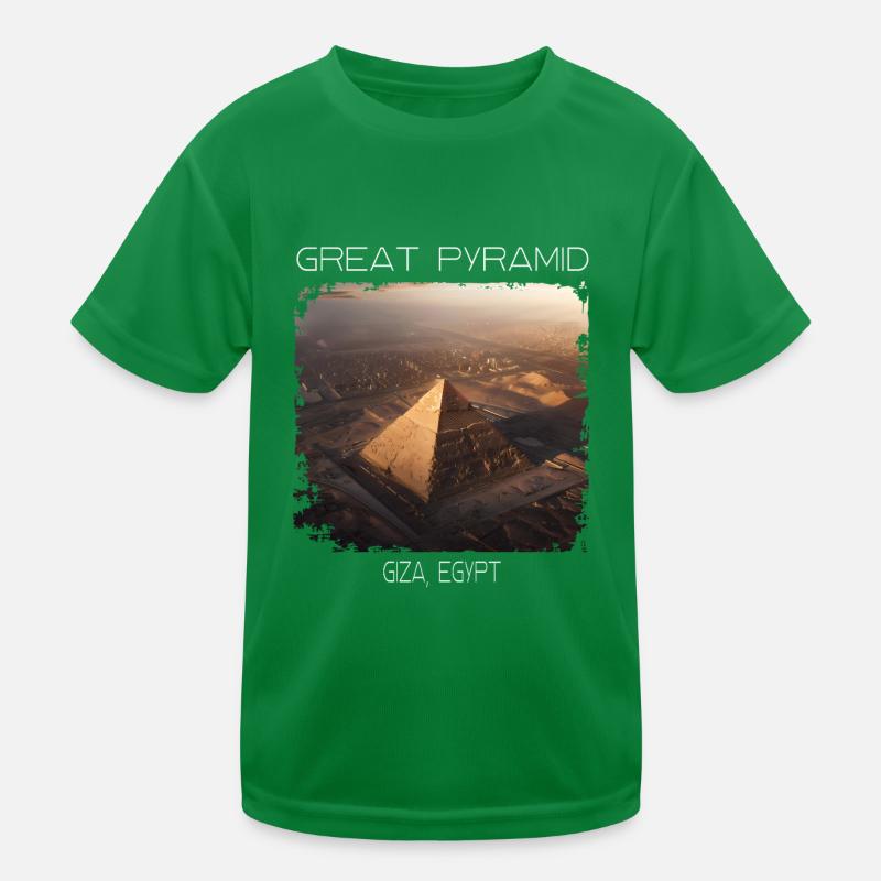 Große Pyramide Kinder Funktions-T-Shirt