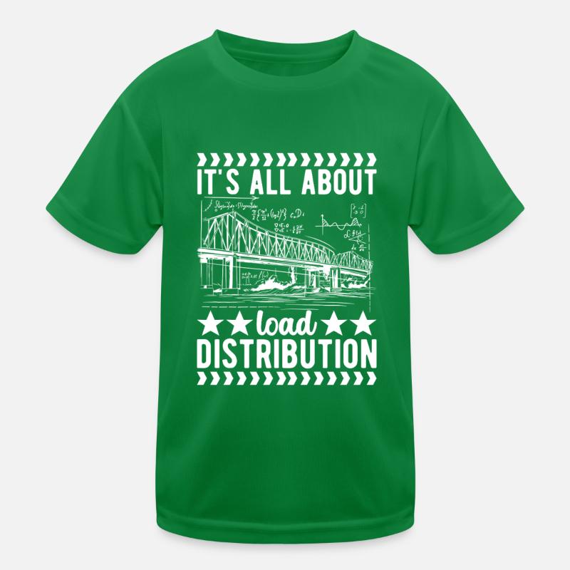 Ingénieur des ponts Construction de ponts T-shirt sport Enfant