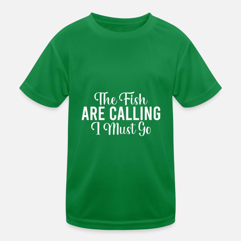 The Fish Are Calling Kinder Funktions-T-Shirt