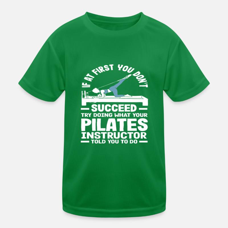Pilates Success With Instructor Instructions Kids Functional T-Shirt