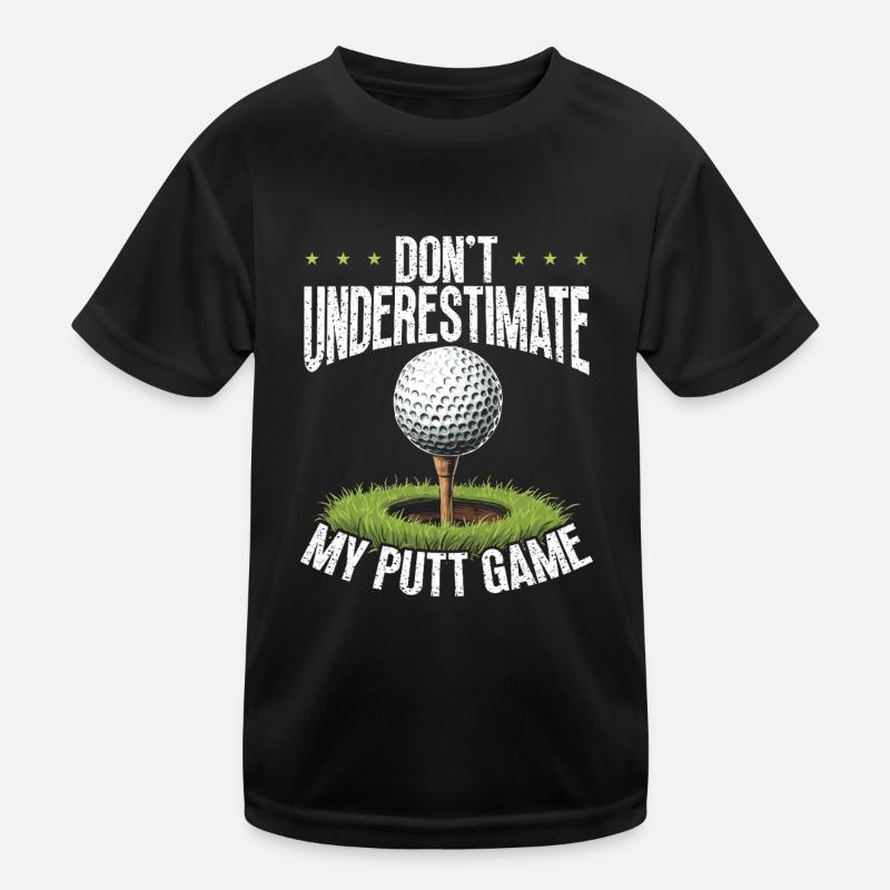 Golf Golf Golfer Golf Course Kids Functional T-Shirt