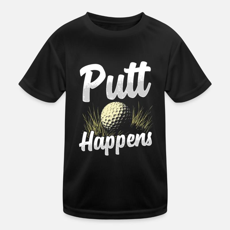 Golf Golf Golfer Golf Course Kids Functional T-Shirt