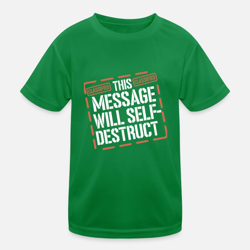 Retro Cryptography Spy Code Roast Spying Kids Functional T-Shirt