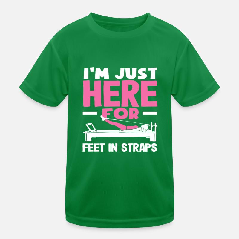 Le Pilates n’est là que pour les pieds en boucle T-shirt sport Enfant