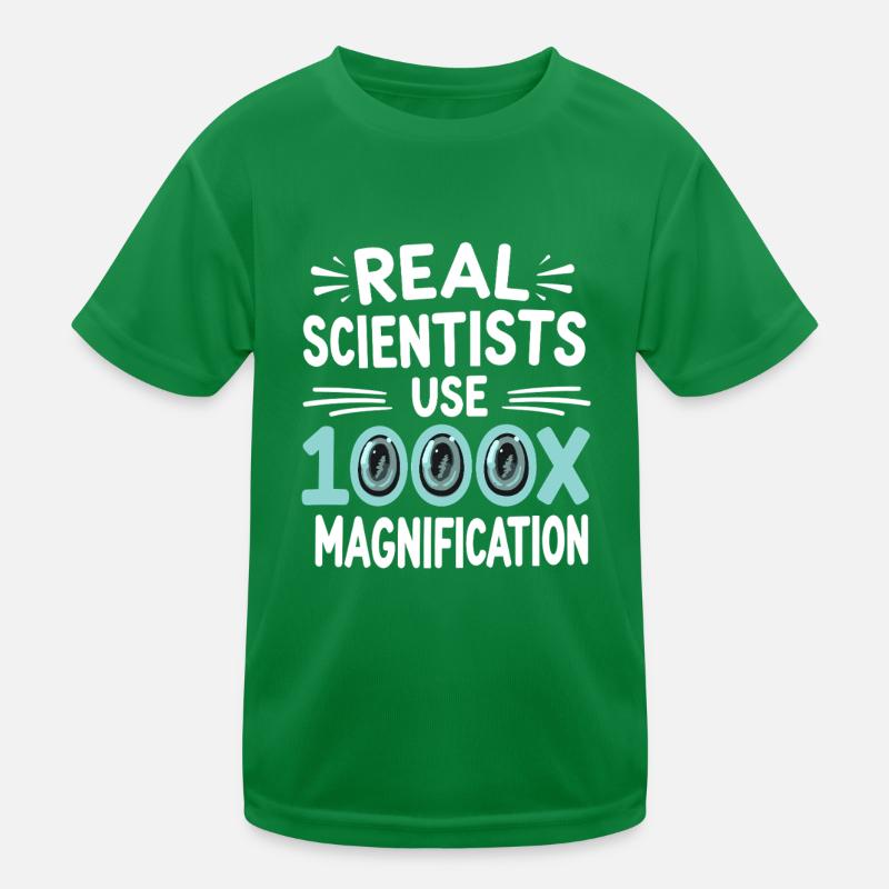 Passionné de microscope Technicien de laboratoire Science T-shirt sport Enfant