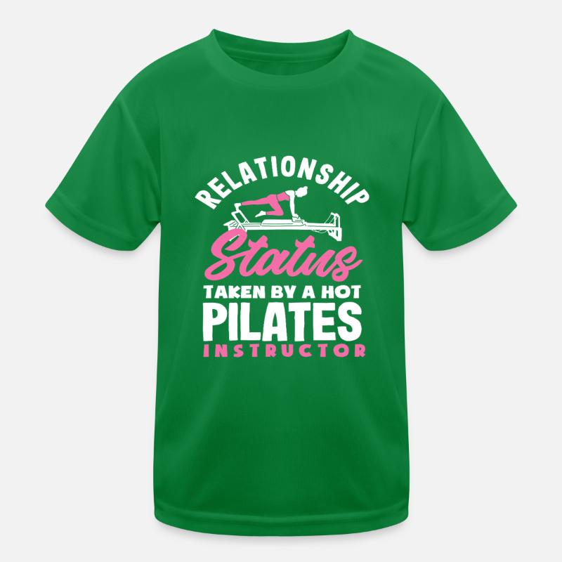 Pilates Beziehung Status Hot Instructor Kinder Funktions-T-Shirt