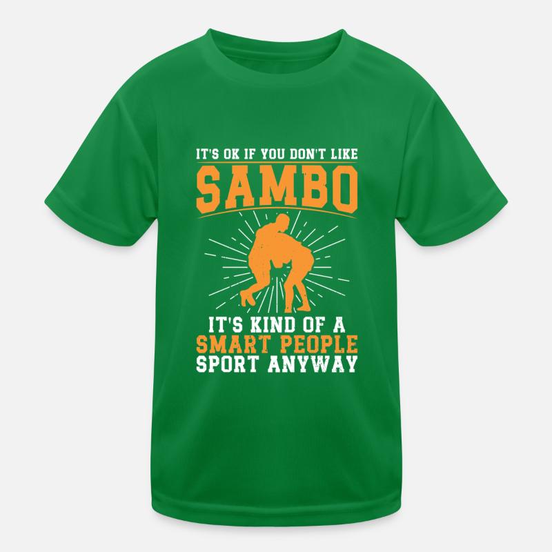 Sambo Lutteur Sambo Arts Martiaux Sambo de combat T-shirt sport Enfant