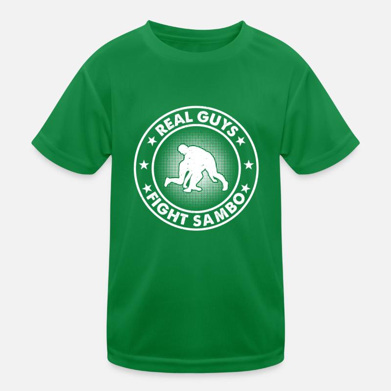 Funny Sambo Wrestling Sambo Fighter - Real guys Kinder Funktions-T-Shirt