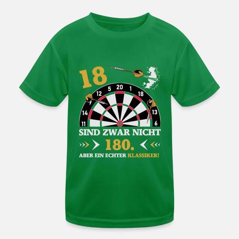 Les fléchettes 18 ne sont pas des fléchettes d’anniversaire de 180 T-shirt sport Enfant