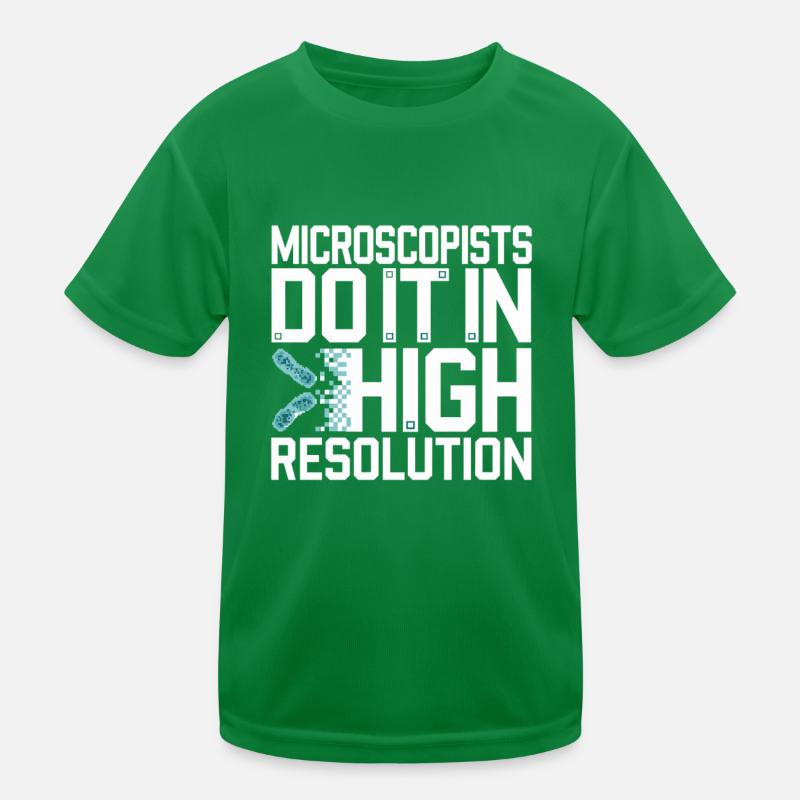 Passionné de microscope Technicien de laboratoire Science T-shirt sport Enfant