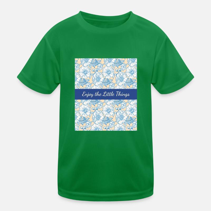Enjoy the little things with floral patterns Kids Functional T-Shirt