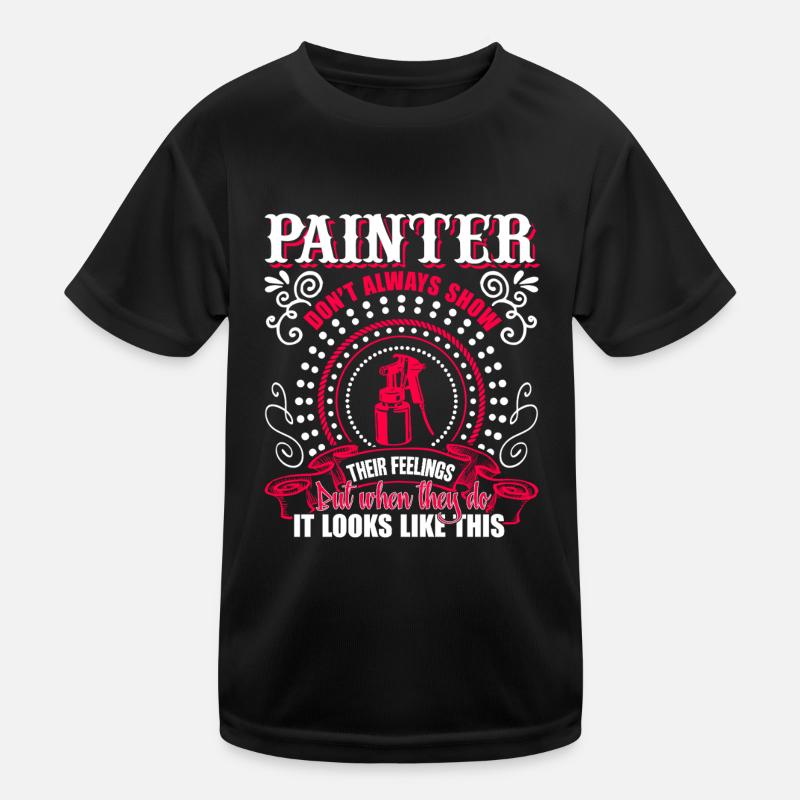 Painter Awesome Painter Kids Functional T-Shirt