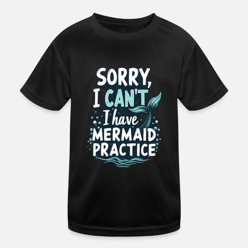 Sirène Artiste sous-marin Sirène T-shirt sport Enfant