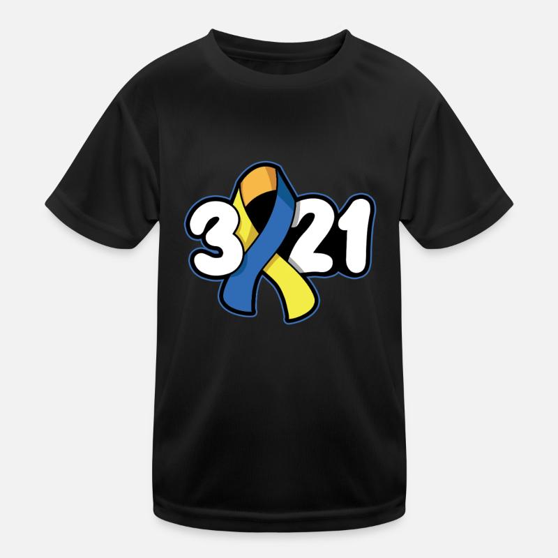 Down Syndrom 3 21 Unterstützung Bewusstsein Kinder Funktions-T-Shirt